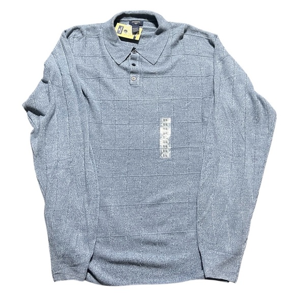 Dockers Other - Dockers Men's Blue Textured Casual Shirt super soft